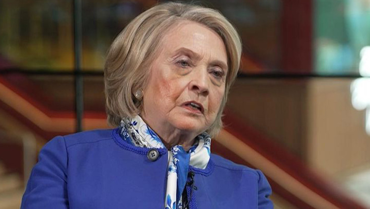 Hillary Clinton claims she sleeps like a baby now that Trump is being indicted