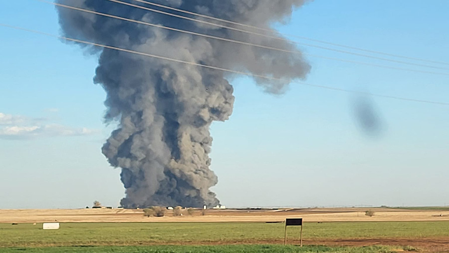 TEXAS DAIRY FARM FIRE