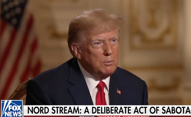 President Trump says Nord Stream Pipeline attack was an inside job