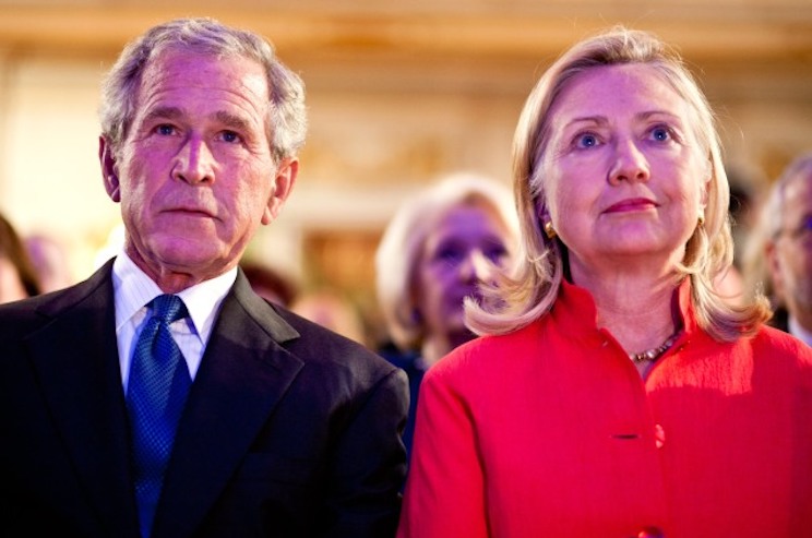 Clinton, Bush and Obama colluding with American Express to fly illegal voters into American communities