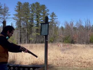 David Hogg filmed using gun range and firing guns