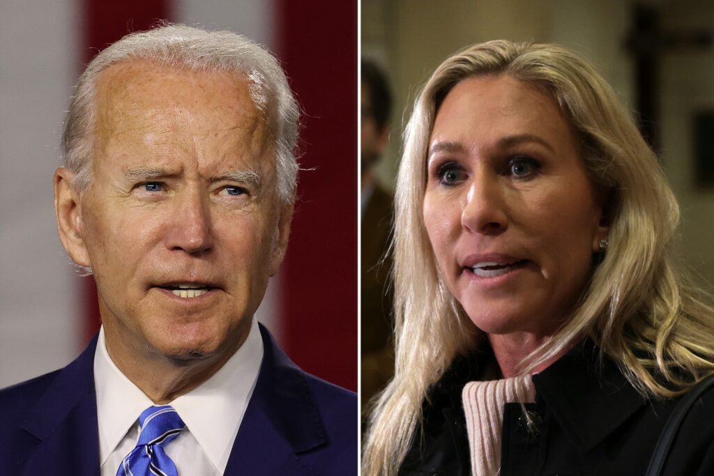 Biden and Taylor Greene