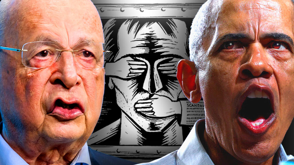 The World Economic Forum has partnered with Barack Hussien Obama to activate a full-blown emergency government censorship executive order to regain control of the narrative in the run-up to the 2024 election.
