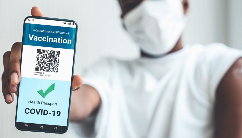 WHO health certificate