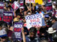 Dodgers stadium protest