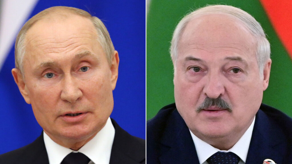 Putin and Lukashenko