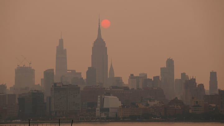 wildfire smoke NYC