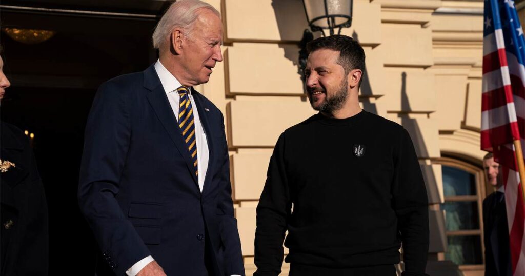 Biden and Zelensky
