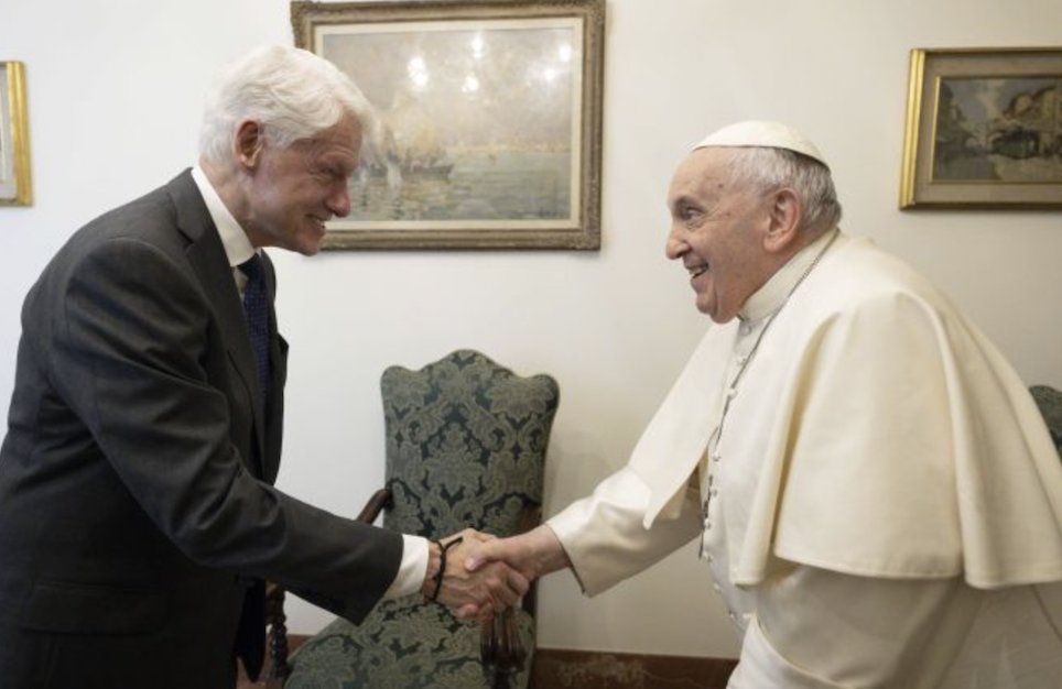 Bill Clinton Pope Francis