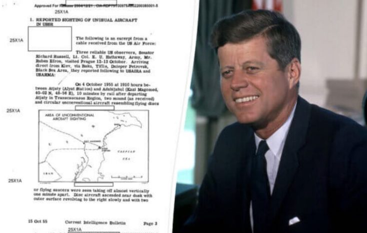 Declassified CIA documents show bizarre link between JFK and UFOs