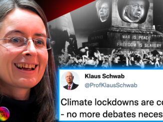 The daughter of World Economic Forum founder Klaus Schwab has emerged from the shadows and issued a chilling threat against humanity.