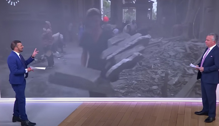 Ukraine caught staging fake war footage