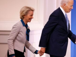 vone der Leyen and Biden