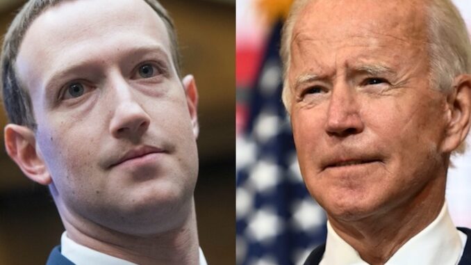 Facebook files reveals massive extent of conservative censorship at behest of Biden regime