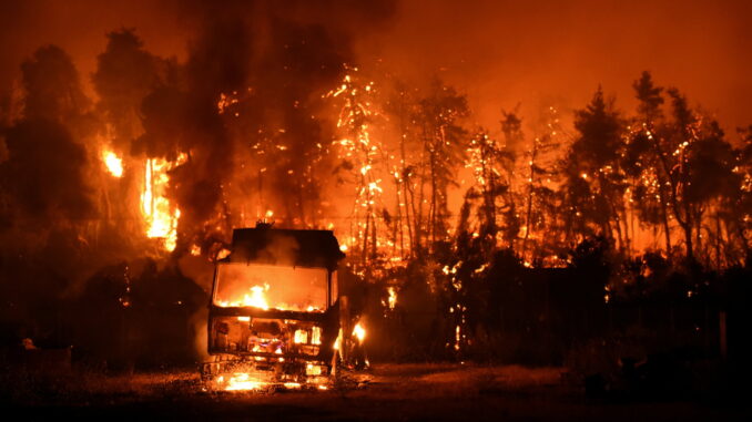 Greece wildfires