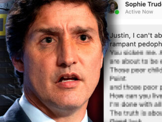 Justin Trudeau's wife Sophie is abandoning the sinking ship before Justin's huge pedophilia scandal blows up in their faces.