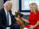 Joe and Jill Biden and their dog commander