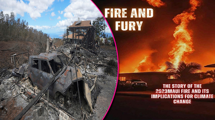 Book linking Maui tragedy to climate change published before wildfires took hold