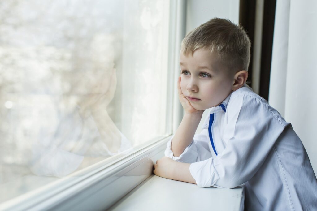 boy in lockdown