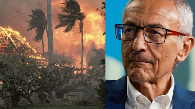 John Podesta calls for Great Reset of America following Maui wildfires