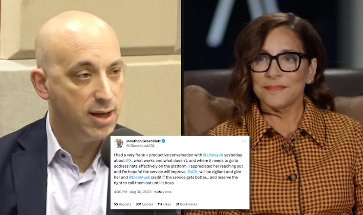 X CEO Linda Yaccarino partners with ADL to purge platform of non-mainstream views