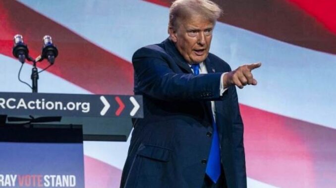 Trump vows to end child sex trafficking