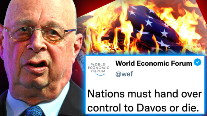 Klaus Schwab emerged from the shadows this week and appeared at the Association of South East Asian Nations summit in Indonesia, taking the opportunity to issue a chilling threat against humanity.