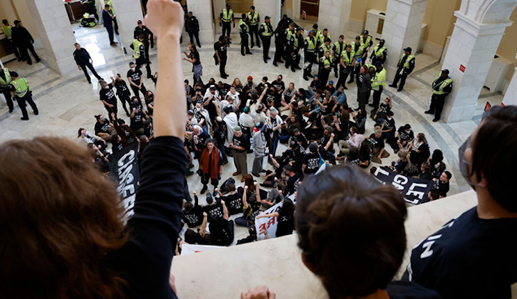 After Hamas sympathisers storm capitol, Biden's DOJ confirm no prosecutions will be pursued