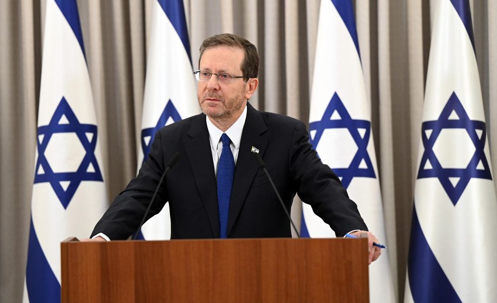 Israeli president Isaac Herzog