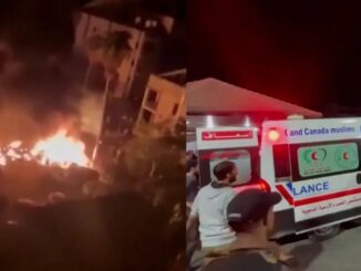 Video shows Israel bombing their own hospital