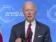 Biden says biggest risk to humanity is climate change