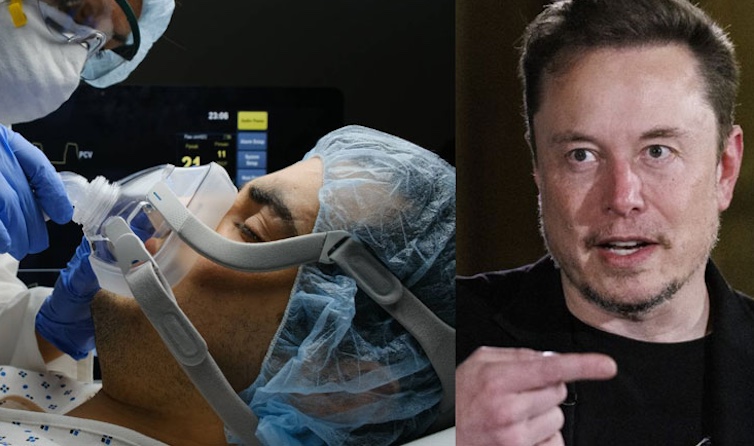 Elon Musk declares ventilators killed millions of people globally