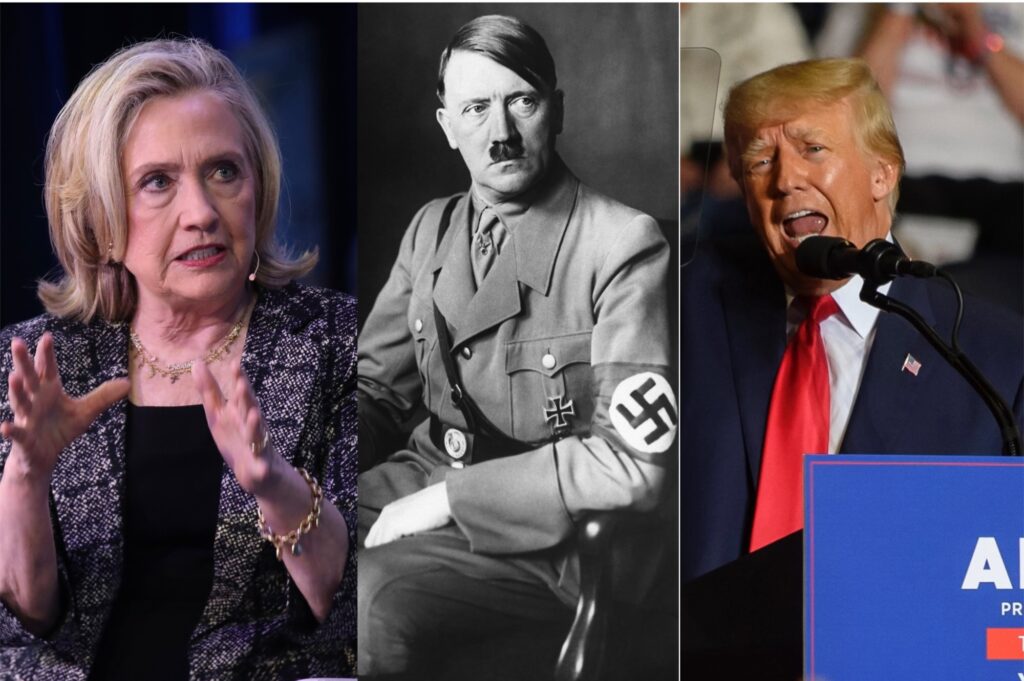 Clinton hitler trump