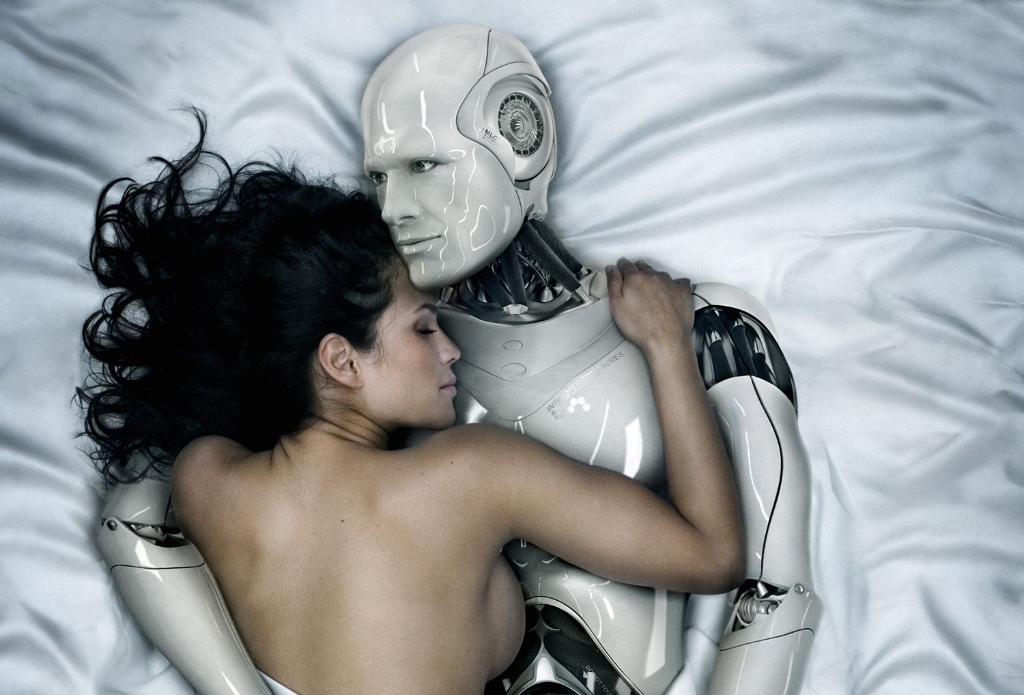 robot and human