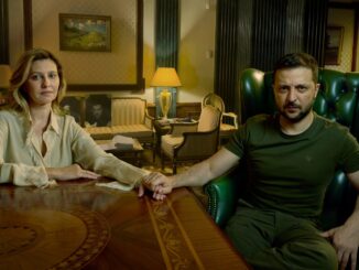 Ukraine president and frst lady