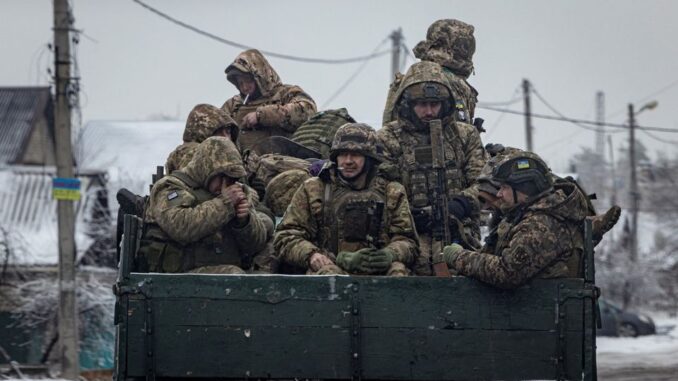 Ukraine troops