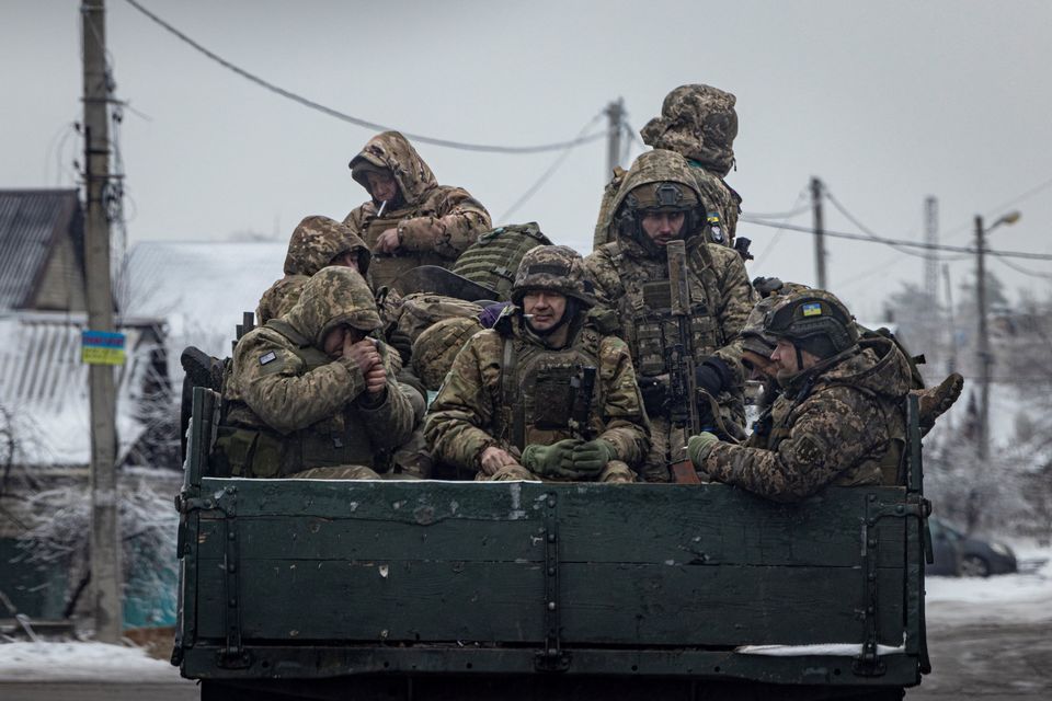Ukraine troops