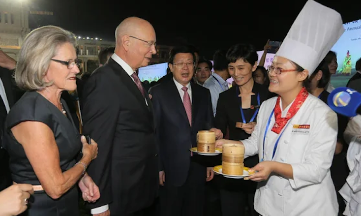 WEF leaders say they must be allowed to eat gourmet meat because they are busy running the world.