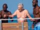 Recent photos published by the Daily Mail showed 93-year-old globalist George Soros taking a swim in Bridgetown, Barbados, with a muscular entourage of rent boys.