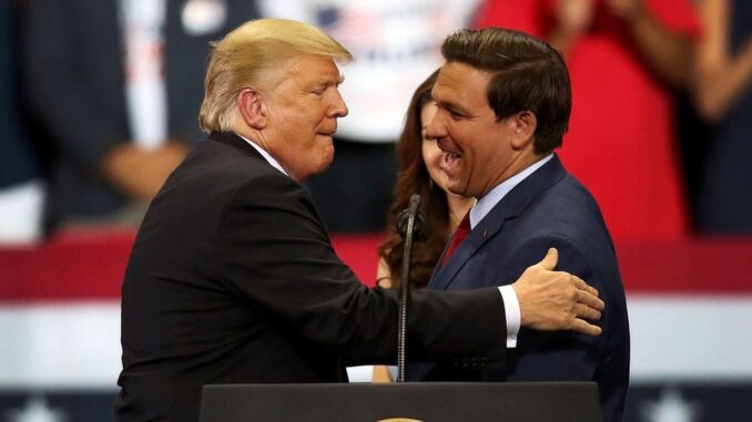 Trump DeSantis