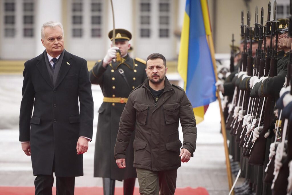 Zelensky visits Baltics