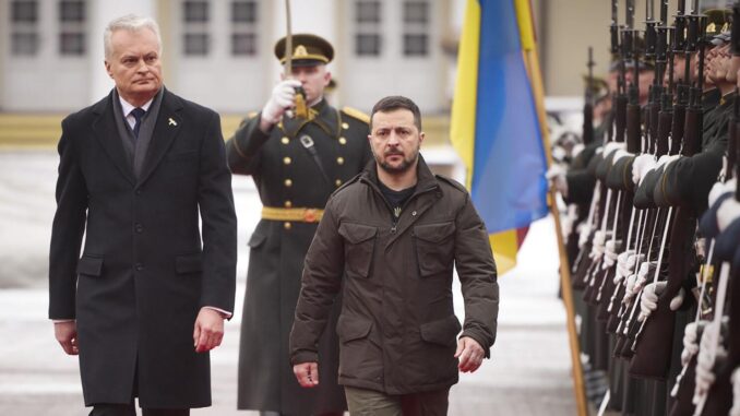 Zelensky visits Baltics
