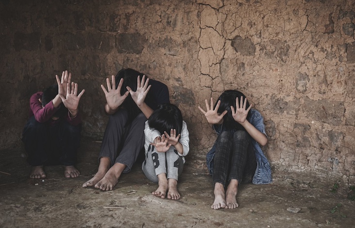 The Atlantic tells readers that child sex trafficking is disinformation.