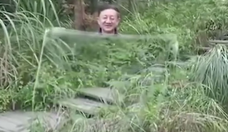 China unveils world's first invisibility cloak