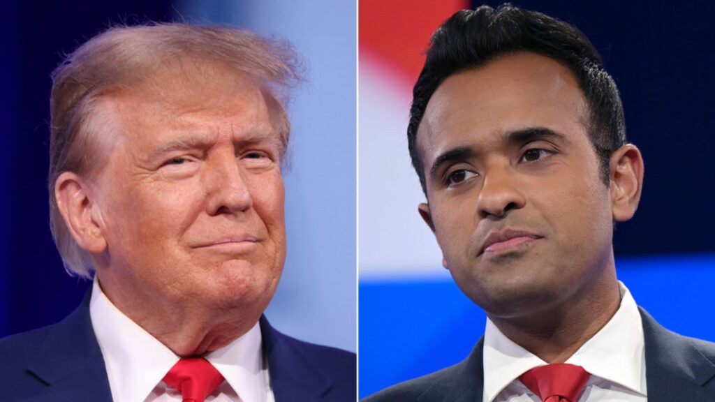 Donald trump-Vivek ramaswamy
