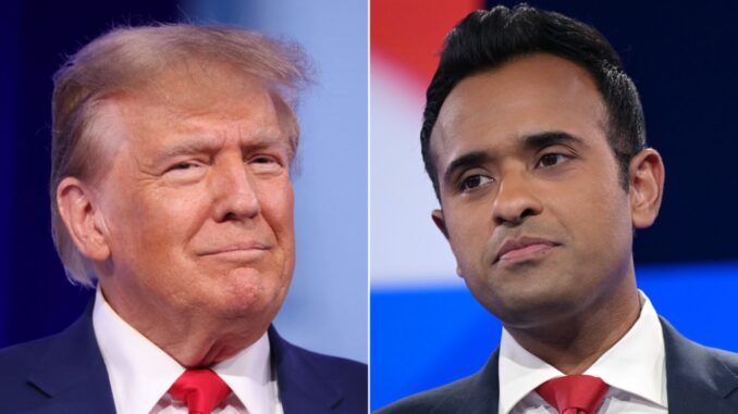 Donald trump-Vivek ramaswamy