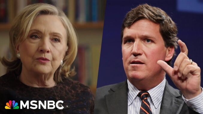 clinton blasts carlson