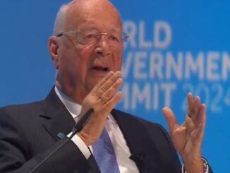 WEF's Klaus Schwab says humans who refuse to merge with AI will become extinct.