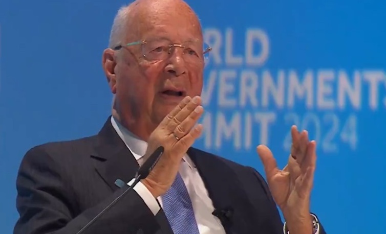 WEF's Klaus Schwab says humans who refuse to merge with AI will become extinct.