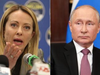 Italy PM Meloni and Putin